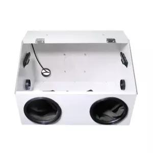 흡입 금속 착색 페인팅 트럼펫방진함선풍기없음 커버 유리 작업대 방진 트럼펫방진함선풍기없음 투명 상품 B410 연주자 도색 부스 상자 트럼펫방진함선풍기없음