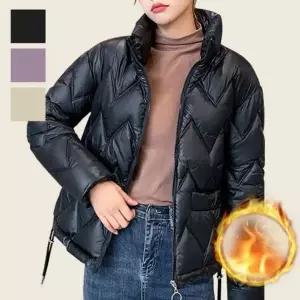 [하프클럽/]퀼팅 숏패딩 여성경량  아우터 누빔 보온 점퍼