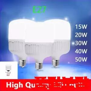 50/40/30/20/15W LED 전구 E27 나사 입 조명 눈 보호 에너지 절약 램프 인테리어 거실 사무실