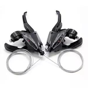 3x7 21 속도 자전거 시프터 레버 브레이크 사이클링 디스크 핸들 시프트 케이블 로드 바이크 MTB 용