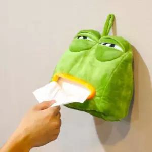 슬픈페페 핸드타올케이스 개구리디스펜서 예쁜휴지케이스 티슈사용