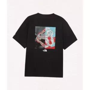 노스페이스 THE NORTH FACE NT7UR70A 남성 카라비너 반팔 티셔츠 BLACK 331679