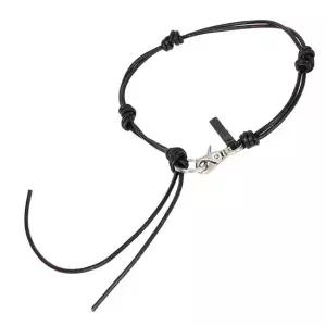 우돈 라돈 가죽 목걸이 A4258UB BLACK [OLA007]