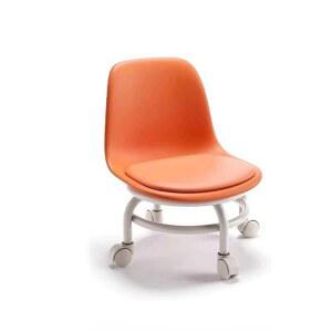 낮은 스툴 등받이 바퀴 좌식 벨벳 이동 등받이있는 고정형 부클레 쿠션 높낮이조절 의자