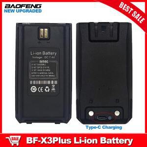 Baofeng BF-S5Plus 워키 리튬 이온 배터리 업그레이드된 지지대 C 타입 충전 BF-T66 양방향 라디오