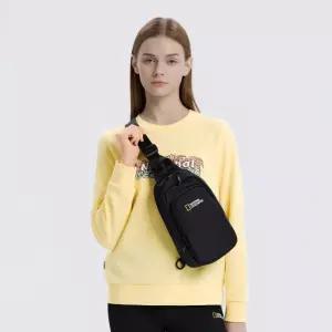 [매장정품] 내셔널지오그래픽 슬링백 베이직 블랙 모델 수납좋은 데일리 가방