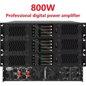 가용 고출력 디지털 앰프 800W*4 DJ 가라오케 무대 공연 교회 야외 행사에 적합