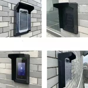 방수 현관 인터폰용 비밀번호기 카드 페이스 실리콘 커버 상자 레인커버 대문 제어용 실드 보호 빗물방지 초인종 스위치 카드 홀더 커버