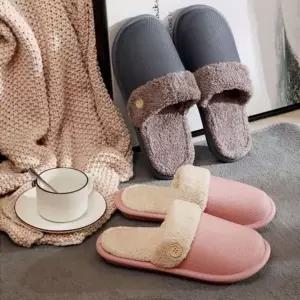 [하프클럽/]여성 보온슬리퍼털 겨울 털깔창포인트 방한