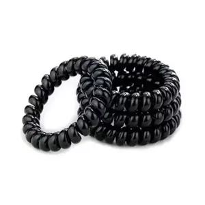 [하프클럽/]부드러운 전화선 헤어끈 말랑한 샤워용 고무줄 100개