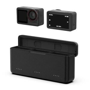 [미국배송] TELESIN OSMO ACTION 6 5 PRO 배터리 충전기 DJI / 트리플 슬롯 PD 30W 고속 충전 케이스 TYPE-C 코드 배터리와 완전히 호환됨