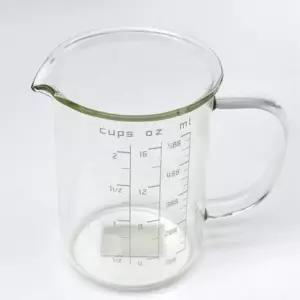 마카 유리 계량컵 비커 용량컵 제빵 500ml