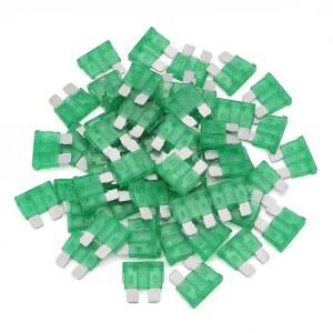 [미국배송] (80PCS) 30암페어 표준 퓨즈 30A 차량용 블레이드 퓨즈 /RV /트럭 /SUV /모터사이클 /보트