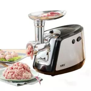 민찌기 전기 자동 믹서기 으깨기 제빵 15kg 소세지만들기 분쇄기 와이어스텐 고기 와이어스텐 새까맣다 다지는기계 새까맣다