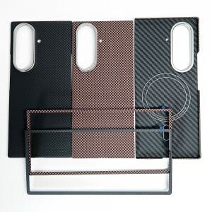 삼성 호환 갤럭시 Z 폴드 7 ZFold7호환용 Magsafe 케이스호환용  아라미드  섬유 자석식 브레이디드 그리드