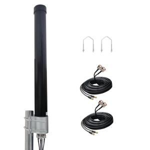 4x4 MIMO 5G 안테나 T-le용 전방향 LTE 셀룰러 듀얼 10m 케이블 2개 포함 라우터/게이트웨이 호환