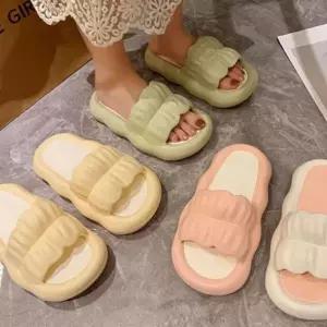 [하프클럽/]여성 데일리 사무실 학생 키높이 실내화 마카롱 슬리