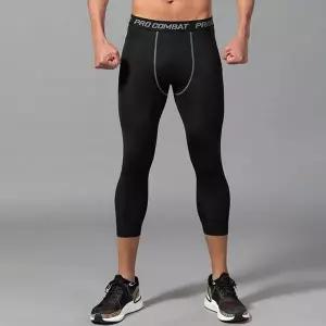 [하프클럽/]남성 스포츠용 레깅스 3컬러 헬스 7부 요가 레깅스