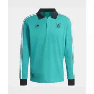 아디다스 ADIDAS 리버풀 FC 테라스 아이콘 롱 슬리브 폴로 셔츠 - 민트 JW5471 169940