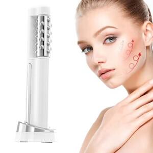 2026  얼굴 롤링 마사지기 가열 롤러 탄력 페이스 EMS 360도 회전 주름 제거기 함몰 개선