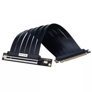PCIE 3.0 X16 라이저 케이블 비디오 카드 EMI 차폐 고속 플렉시블 연장기 PCI Expss 어댑터 Gen 3 G