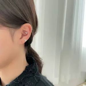 [하프클럽/]하트 쥬얼리 라블렛 귀걸이 피어싱 라블렛 귀걸이