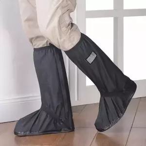 [하프클럽/]남녀공용 장마 장화 쿠션 레인부츠 커버 롱부츠