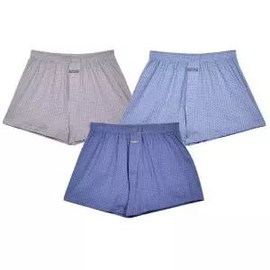 [하프클럽/]위생적인 남성 순면 사방스판 사각팬티 3매 남자속옷