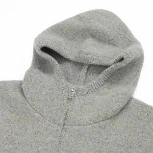 남사친 니트 가디건 봄가을 터틀넥 코트 깔끔한 폴라 스타일 솔리드 후드 집업 루즈핏 스트리트 스웨터 투