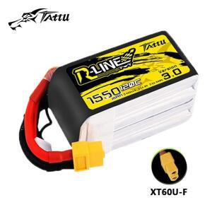 TATTU R-LINE 3.0 RC 헬리콥터 Quadcopter FPV 레이싱 드론 부품 용 4S 14.8V 1550mAh 120C LiPo 배터리 XT