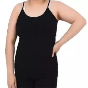 [하프클럽/]기본디자인 빅사이즈 편안한 면스판 끈나시 깔끔 여성