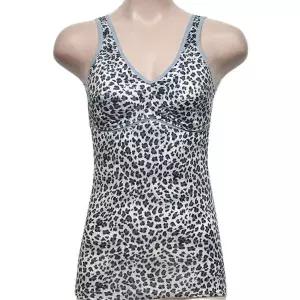 [하프클럽/]예쁜 호피 인견 노와이어 노몰드 브라런닝 가성비좋은