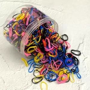 [하프클럽/]머리고무줄 대용량 미니 고무밴드 컬러믹스