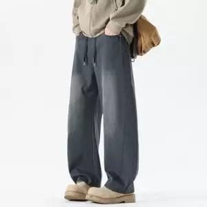 EAMT 여자 바지 청 여름 캐주얼 청반바지 빅사이즈 하이웨스트 반바지 루즈핏 슬림핏 일자핏 세미 와이드 5