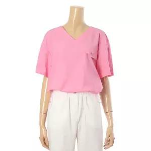 안지크 스트링크롭브이넥블라우스 AI2BL5110 1135378