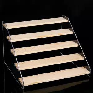 아크릴 진열대 계단식 선반 경사형 피규어 전시 수납대