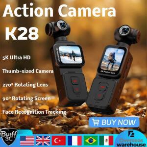 K28 5K  클리어 핸드헬드  카메라 1.69인치 얼굴 인식 자동 270도 ° 회전 렌즈 팔로우 샷 스포츠 썸
