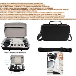 DJI 오즈모 360 휴대용 케이스 여행용 보관 가방 옥스포드 원단 커버 정리함 고 카메라용 스트랩 포함