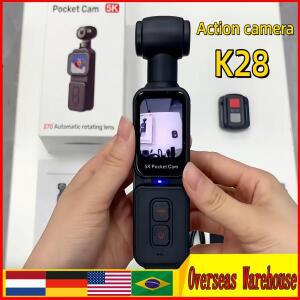 K28 5K  클리어 핸드헬드  카메라 1.69인치 270 ° 회전 렌즈 얼굴 인식 자동 추적 촬영 스포츠 썸