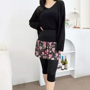 [하프클럽/]쿨여름치마레깅스 여성 레이스 7부 하이웨스트