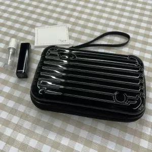 [하프클럽/]여행용 미니 하드캐리어 파우치 가방 블랙