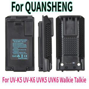 UV-K5  Thicke 리튬 이온 배터리 지원 -C 충전 QUANSHENG 양방향 라디오 용 실제 2600mAh 워키