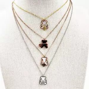 [라일리쥬얼리] Rly 써지컬목걸이 곰돌이목걸이 PM1000-3