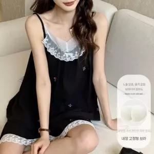 여름 체리 커플 세트 반바지 나시 파자마 패드 잠옷세트 원픽2