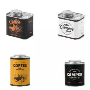 밀폐형 커피 용기 휴대용 야외 캠핑 틴 박스 신선도 유지 주방 보관 정리함 친구 선물