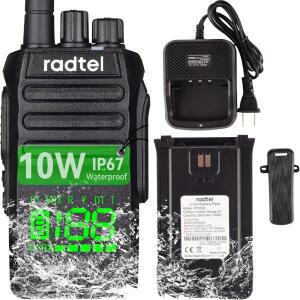 Radtel RT-493 10w IP67 방수 UHF 400-470Mhz 비즈니스 양방향 라디오 199Ch  복사 주파수 워키 usb-c