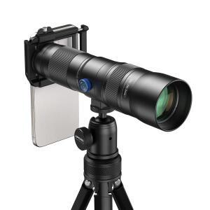 APEXEL T60 20-60X 망원 HD 휴대 전화 단안 렌즈 줌 키트 삼각형 브래킷 포함
