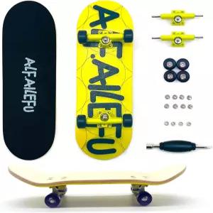 ALFAILEFU 프로 핑거보드 32mm 나무 전문가용 베어링AILEFU 트럭 스케이트보드 CNC 휠