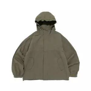 CARGOBROS FOR WOMAN 피쉬테일 크롭 야상 후드 점퍼 (카키) 905143