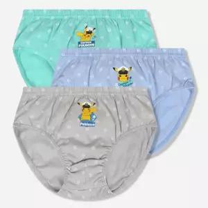 [레노마 이너웨어]포켓몬스터 남아용 삼각 팬티 3매세트_1
